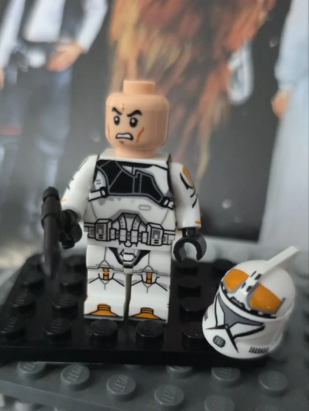 CUSTOM Star Wars Commander Cody Clone Trooper Minifigure.